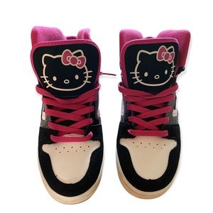 Hello Kitty High Top Vans NWOT